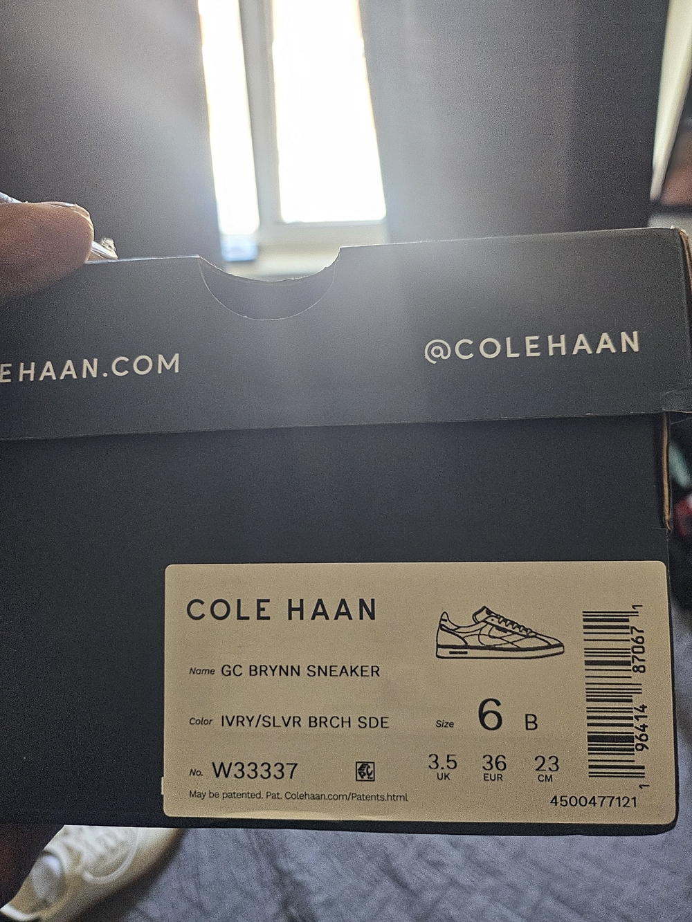 Cole Haan GC Brynn Sneaker - Ivory & Silver